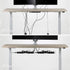 2 Pack Under Desk Cable Management Tray, White