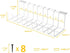 2 Pack Under Desk Cable Management Tray, White