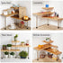 3 Tier Corner Shelf Kitchen Spice Rack Organiser with Hooks for Home Storage & Organisation