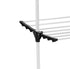 Folding 3 Tier Clothes Laundry Drying Rack with Stainless Steel Tubes for Indoor & Outdoor Home