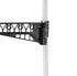 Folding 3 Tier Clothes Laundry Drying Rack with Stainless Steel Tubes for Indoor & Outdoor Home