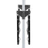 Folding 3 Tier Clothes Laundry Drying Rack with Stainless Steel Tubes for Indoor & Outdoor Home