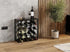 Freestanding Metal Wine Rack for 25 Bottles