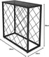 Freestanding Metal Wine Rack for 25 Bottles