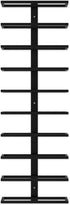 Metal Wall Mount Wine Rack for Wine Bottles, Liquor, Champagne (Holds 10 Bottles)