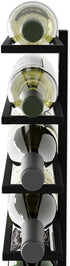 Set 2 Pcs Metal Wall Mount Wine Rack for Wine Bottles, Liquor, Champagne (Holds 10 Bottles)