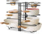 Adjustable 8-Tier Pan Rack Pot Organizer for Kitchen Cabinet