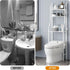 3-Tier Over The Toilet Storage Rack with Hooks & Paper Holder for Bathroom & Laundry Room