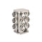 Rotating Spice Rack Organizer with 12 Glass Jars for Kitchen Countertop