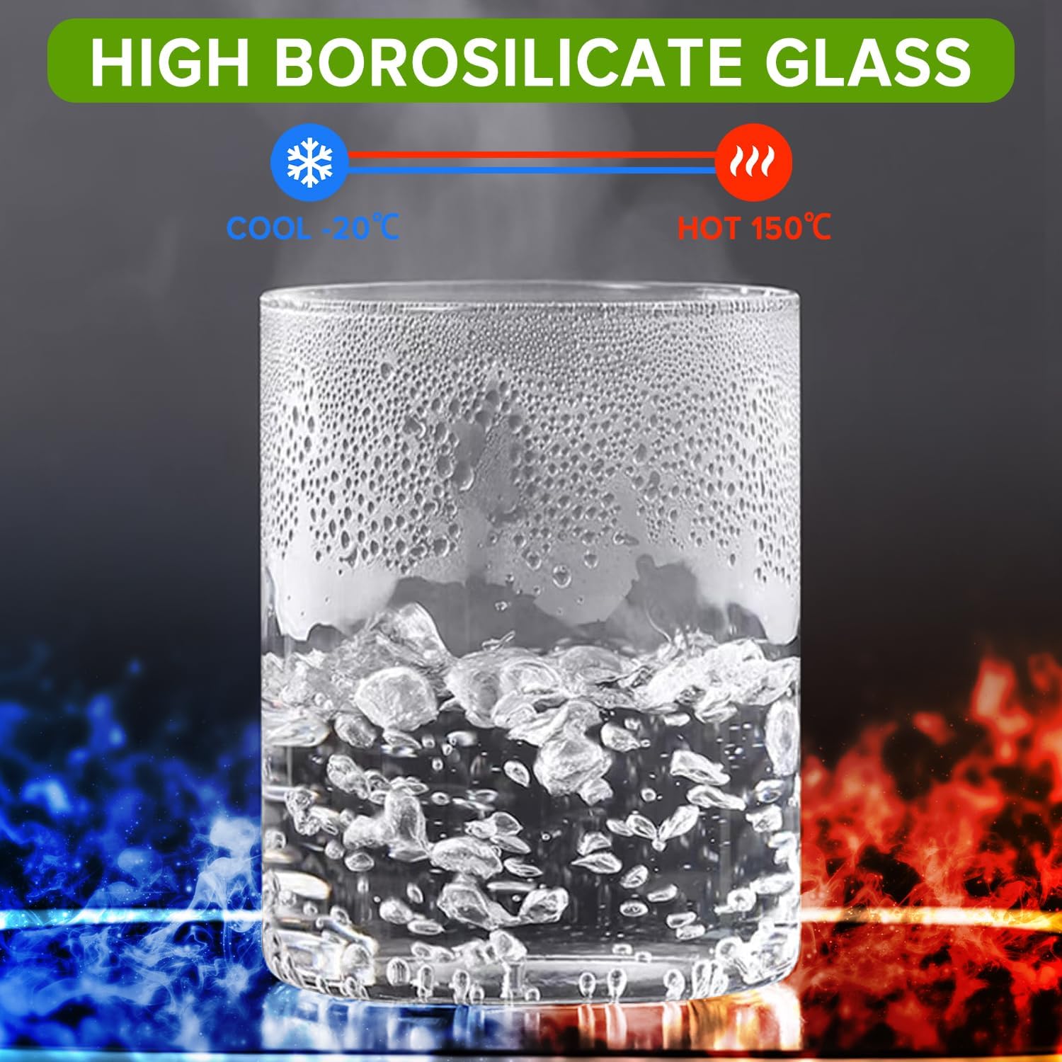 6 Pack Glass Storage Jars with Bamboo Lids for Kitchen Pantry, Pasta, Snacks, Cookies, Candy & More