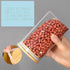 6 Pack Glass Storage Jars with Bamboo Lids for Kitchen Pantry, Pasta, Snacks, Cookies, Candy & More