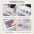 CARLA HOME 3-Tier Stackable Shoe Storage Box Organizer with Clear Door for Closet, Entryway or Cabinet