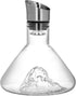 CARLA HOME Iceberg Wine Decanter with Aerator Filter and Lid