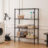 CARLA HOME 4-Tier Adjustable Metal Storage Shelves Wire Rack Organizer for Kitchen, Pantry, Bathroom or Laundry Room (60cm W x 40cm D x 140cm H)