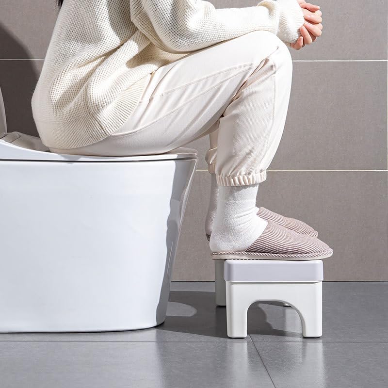 Toilet Poop Stool Squat Adult for Easy Pooping for Bathroom Adults and Kids