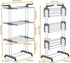 CARLA HOME Folding Clothes Drying Rack with Wheels and Adjustable Side Wings for Laundry Rack and Clothes Storage (Upgraded Model)