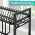 Dish Drying Rack 2-Tier Kitchen Drainer with Drainboard