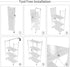 CARLA HOME 4-Tier Foldable Storage Shelf with Wheels for Kitchen, Garage, Pantry or Basement (White)