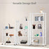 CARLA HOME 5-Tier Foldable Storage Shelf with Wheels for Kitchen, Garage, Pantry or Basement (White)