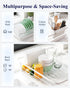 Dish Drying Rack for Kitchen Counter with Removable Drip Tray, Utensil Holder and Cutlery Organizer