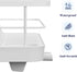 Dish Drying Rack for Kitchen Counter with Removable Drip Tray, Utensil Holder and Cutlery Organizer