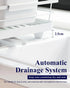 Dish Drying Rack for Kitchen Counter with Removable Drip Tray, Utensil Holder and Cutlery Organizer