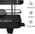 Dish Drying Rack for Kitchen Counter with Removable Drip Tray, Utensil Holder and Cutlery Organizer