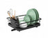 Dish Drying Rack for Kitchen Counter with Removable Drip Tray, Utensil Holder and Cutlery Organizer