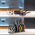 Expandable Pot and Pan Organizer Rack for Cabinet with 10 Adjustable Dividers, Lid & Cookware Holder for Kitchen Pantry or Countertop Storage