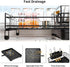 Expandable Dish Drying Rack with Drainage Spout, Utensil Holder & Drainboardfor Kitchen Countertop Organizer (1 tier)