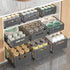 2 Pack Pullout Cabinet Kitchen Organizer Drawers with No-Drilling and Adhesive Design for Pantry & Cabinets