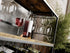 Large Wine Rack with Glass Holder, Metal Designed Bottle Holder and Wood Countertop for Wine & Champagne