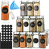 24 Glass Spice Jars with Lids, Shaker Tops, 180 Spice Labels, White Pen & Funnel for Kitchen Organization, Spice Rack, Seasoning & Herb Storage