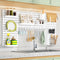 Pegboard Wall Organizer Kit with 6 Modular Pegboards & 21 Accessories for Kitchen, Office, Gaming & Craft Storage