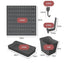 Pegboard Wall Organizer Kit – 2 Black Modular Pegboards with 10 Accessories for Office, Gaming & Home Storage