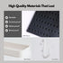 Pegboard Wall Organizer Kit – 2 Black Modular Pegboards with 10 Accessories for Office, Gaming & Home Storage