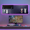 Pegboard Wall Organizer Kit with 3 Modular Black Panels & 17 Accessories for Gaming, Office & Craft Storage