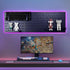 Pegboard Wall Organizer Kit with 3 Modular Black Panels & 17 Accessories for Gaming, Office & Craft Storage