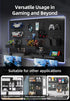 Pegboard Wall Organizer Kit with 4 Modular Black Pegboards & 19 Accessories for Gaming, Office & Craft Storage (Black)