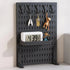 Desk Pegboard Organizer Kit  with Hooks, Tray & Mount Ideal for Office, Gaming Setup & Home Workspace Organization (Black)