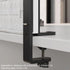 Desk Pegboard Organizer Kit  with Hooks, Tray & Mount Ideal for Office, Gaming Setup & Home Workspace Organization (White)