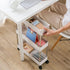 Slim Storage Cart Organizer Trolley with Wheels for Kitchen, Bathroom, Laundry & Narrow Spaces (3 tier)