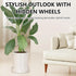 Rolling Plant Stand with 360° Wheels for Indoor Pots (26 cm)