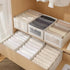 6 Pack Closet Storage Bins with Clear Window for Shelves, Clothes, Toys, Wardrobe & Bedroom Organization