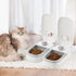 2 Meal Automatic Pet Feeder with Timer for Cat & Dog Wet & Dry Food (Dual Bowl 700ML)