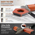 Rolling Knife Sharpener Kit with 5 Magnetic Angles (12°/15°/17°/19°/22°) for Chef & Home Kitchen Use