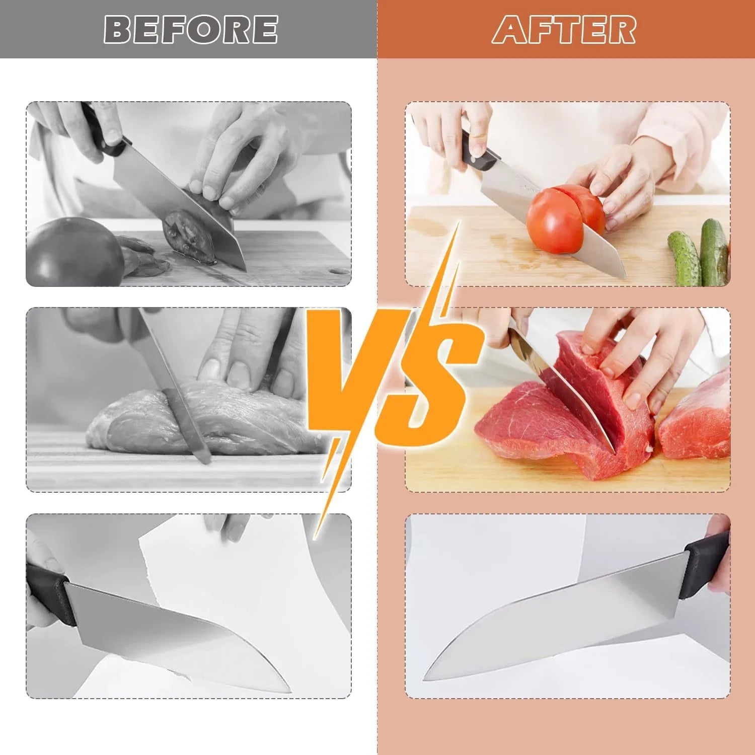 Rolling Knife Sharpener Kit with 5 Magnetic Angles (12°/15°/17°/19°/22°) for Chef & Home Kitchen Use