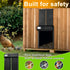 Automatic Chicken Coop Door with Timer & LCD Screen, Anti-Pinch Safety, Easy Battery Operation & Weatherproof for Outdoor Coops