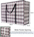 6 Pack Large Moving Storage Bags with Zipper & Handles for Clothes, Bedding, Blankets, Dorm & Travel (80x55x25cm)