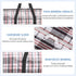 6 Pack Large Moving Storage Bags with Zipper & Handles for Clothes, Bedding, Blankets, Dorm & Travel (80x55x25cm)